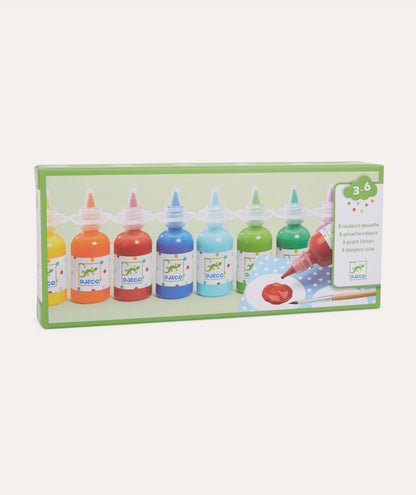 Djeco Poster Paint 8 Bottles