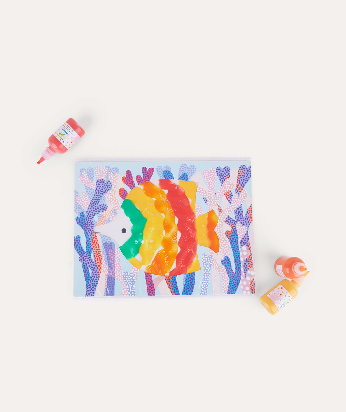Djeco Easy Clean Painting Set Animals