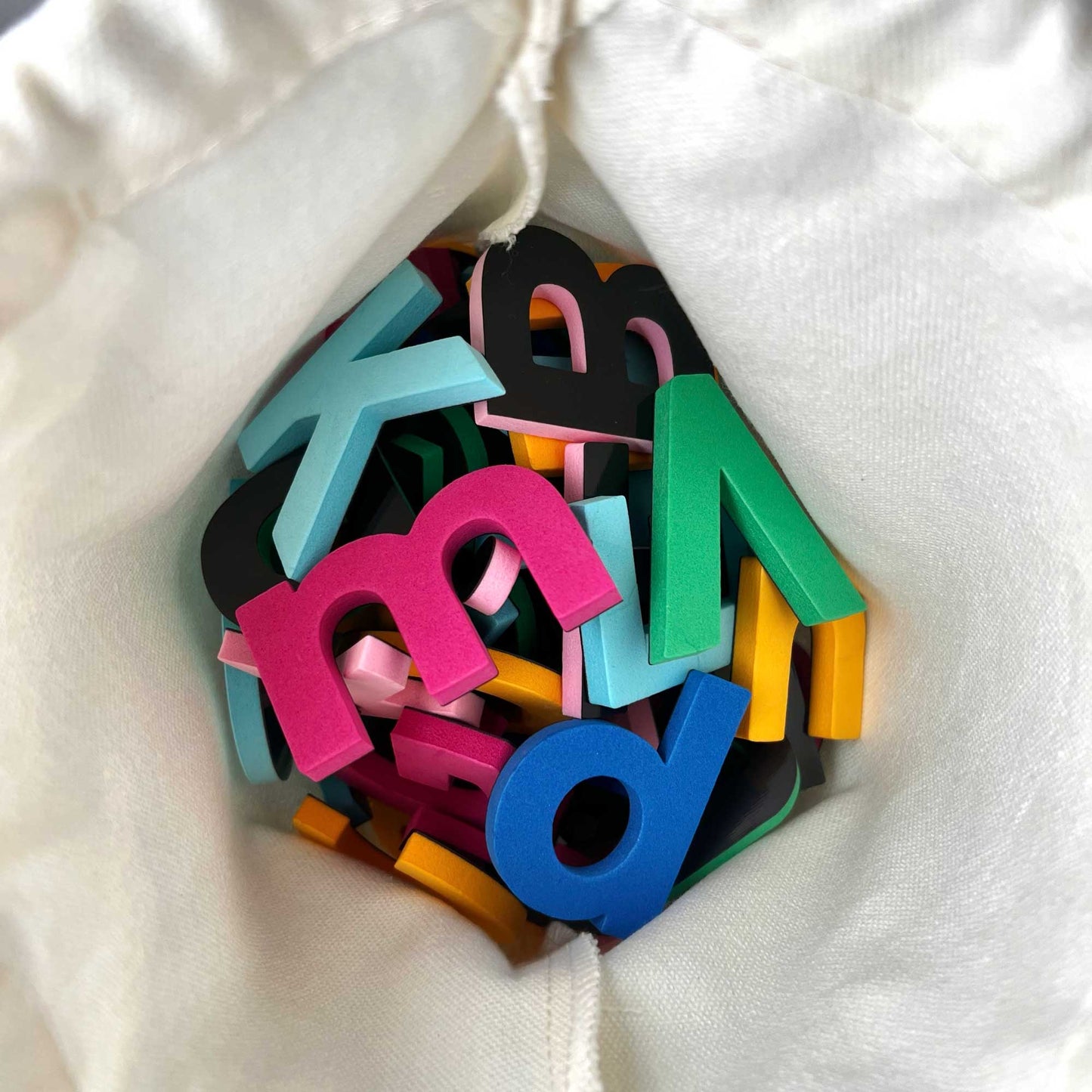 2" Uppercase + Lowercase Rainbow Adventure Magnetic Letters + Numbers -130pcs