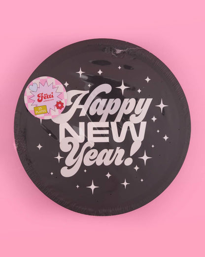 2024 NYE Party Plates, Disco Holiday Supplies