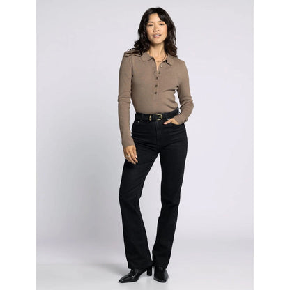 THREAD & SUPPLY - PAMELA SWEATER | HEATHER BROWN