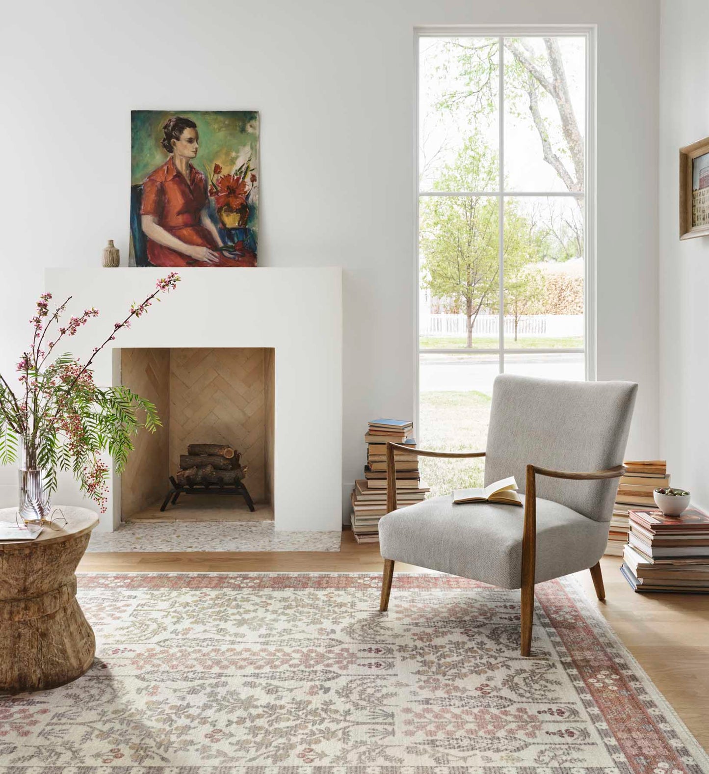 Holland Fenna Power-Loomed Rug - Rust