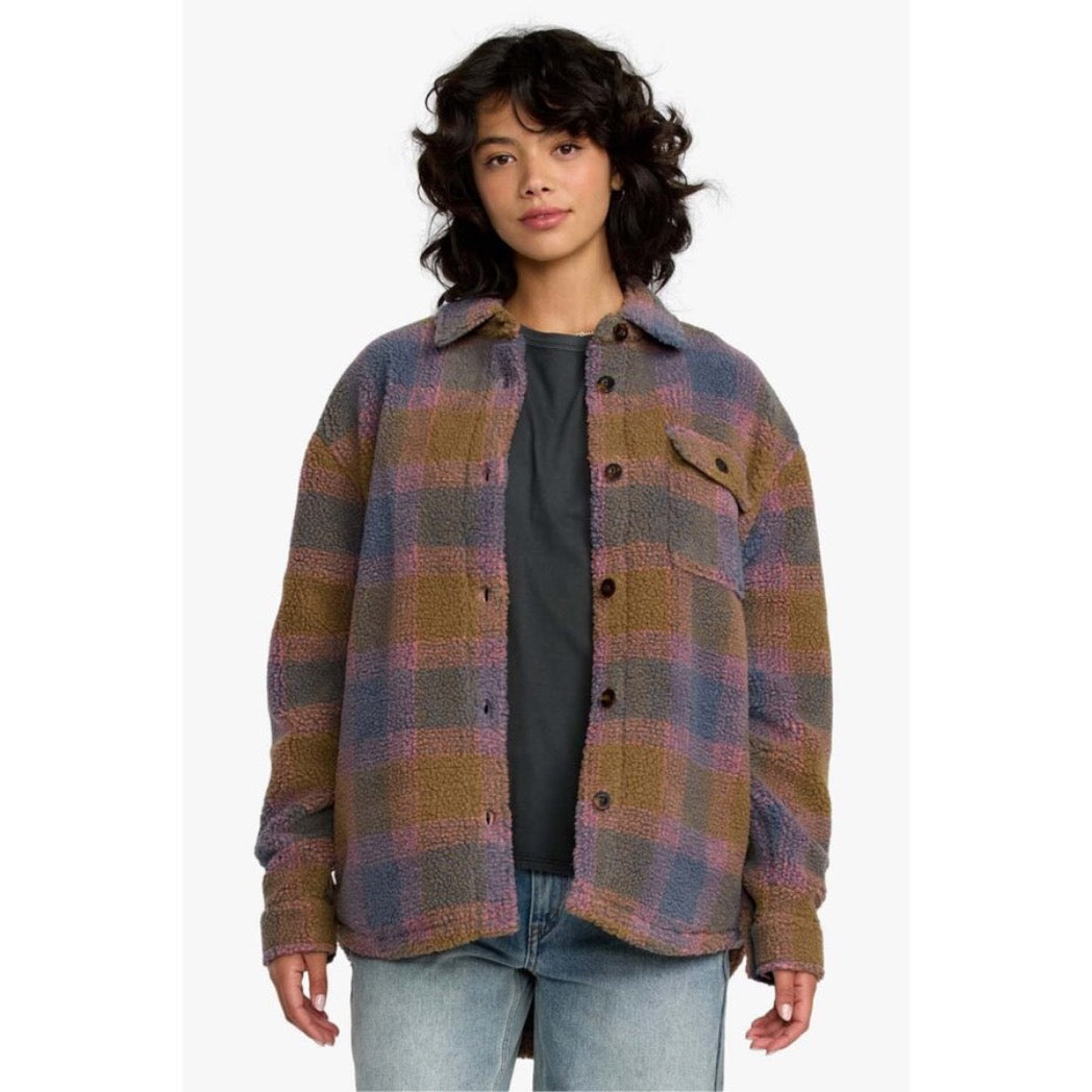 RVCA - BIRDIE II SHERPA | STONE BLUE
