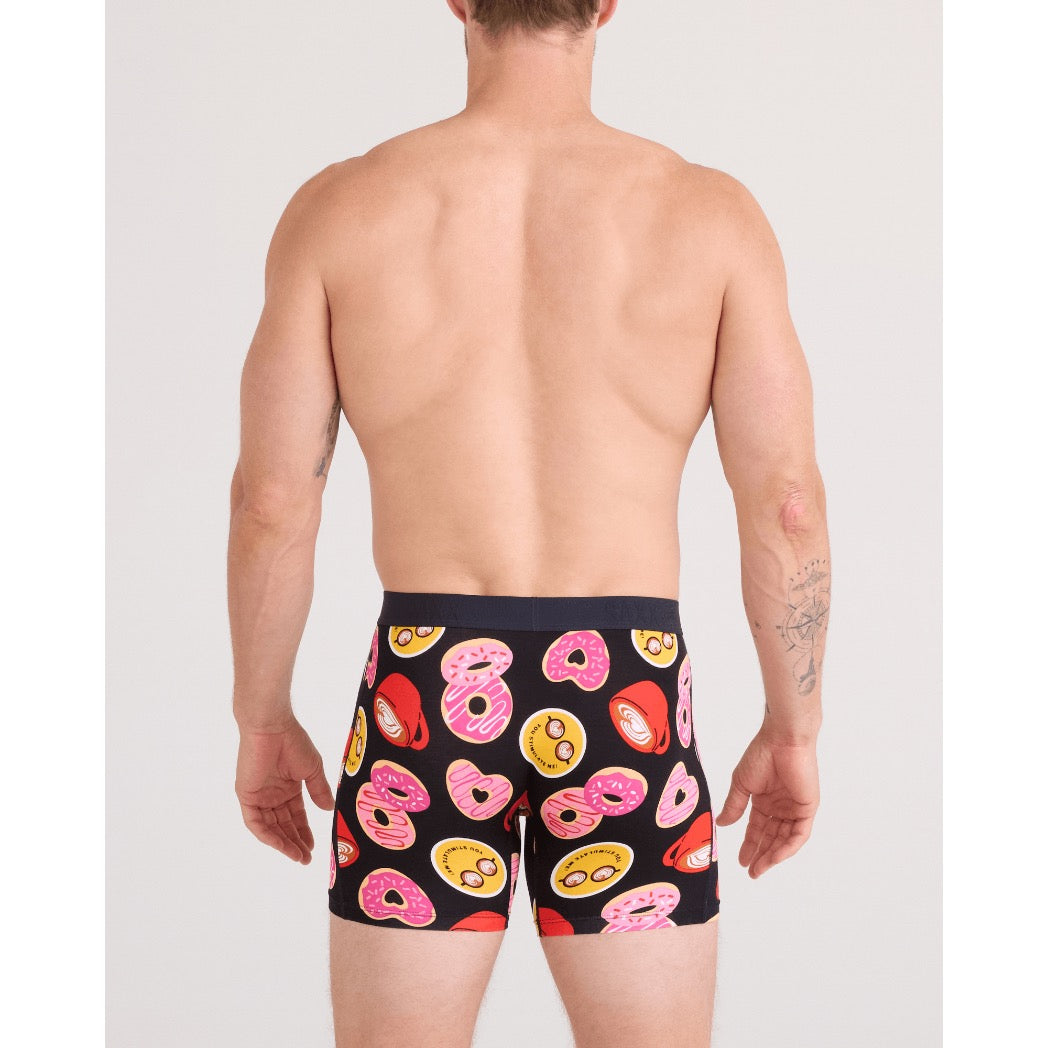 SAXX - VIBE XTRA SUPER SOFT BOXER BRIEF | Love Story Black