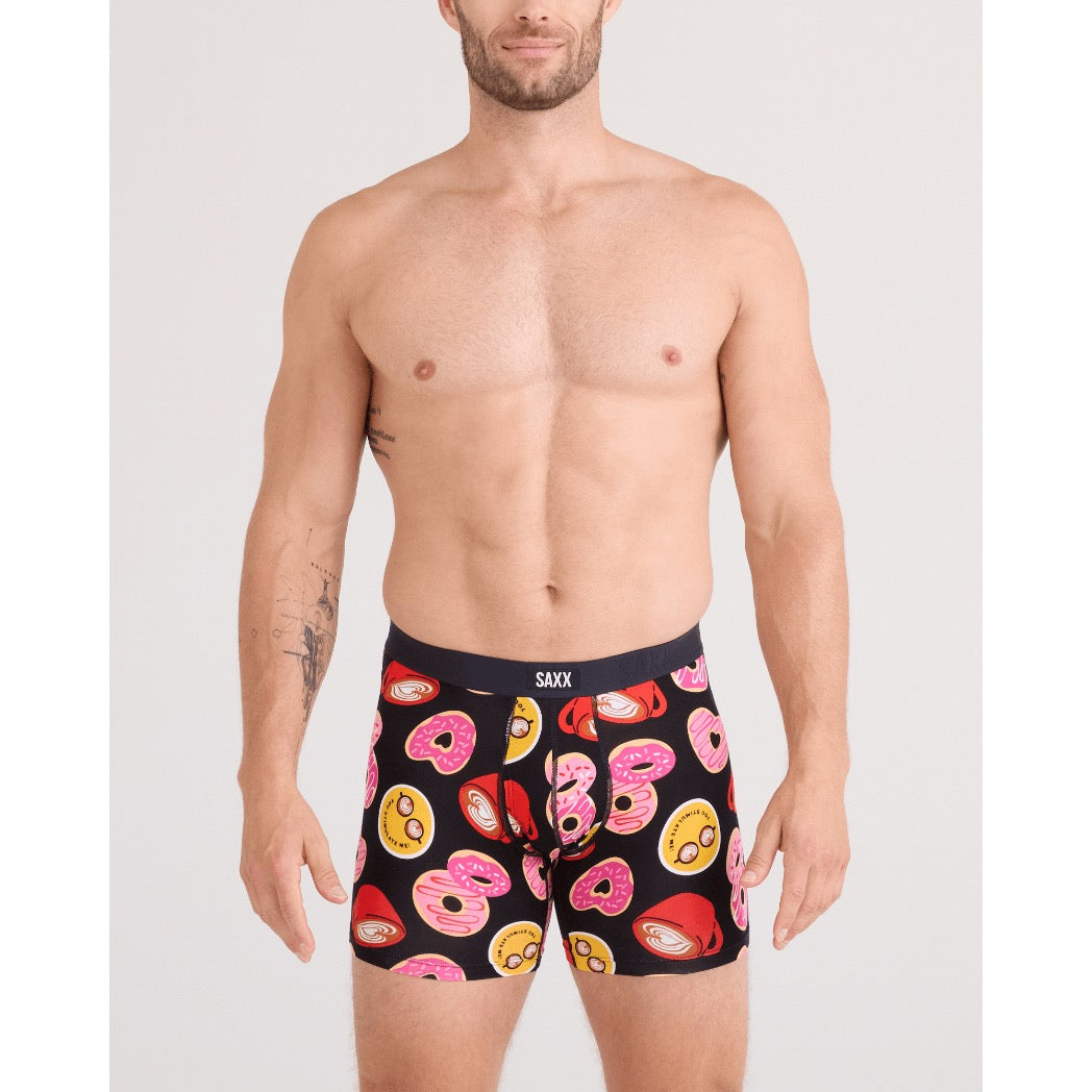 SAXX - VIBE XTRA SUPER SOFT BOXER BRIEF | Love Story Black