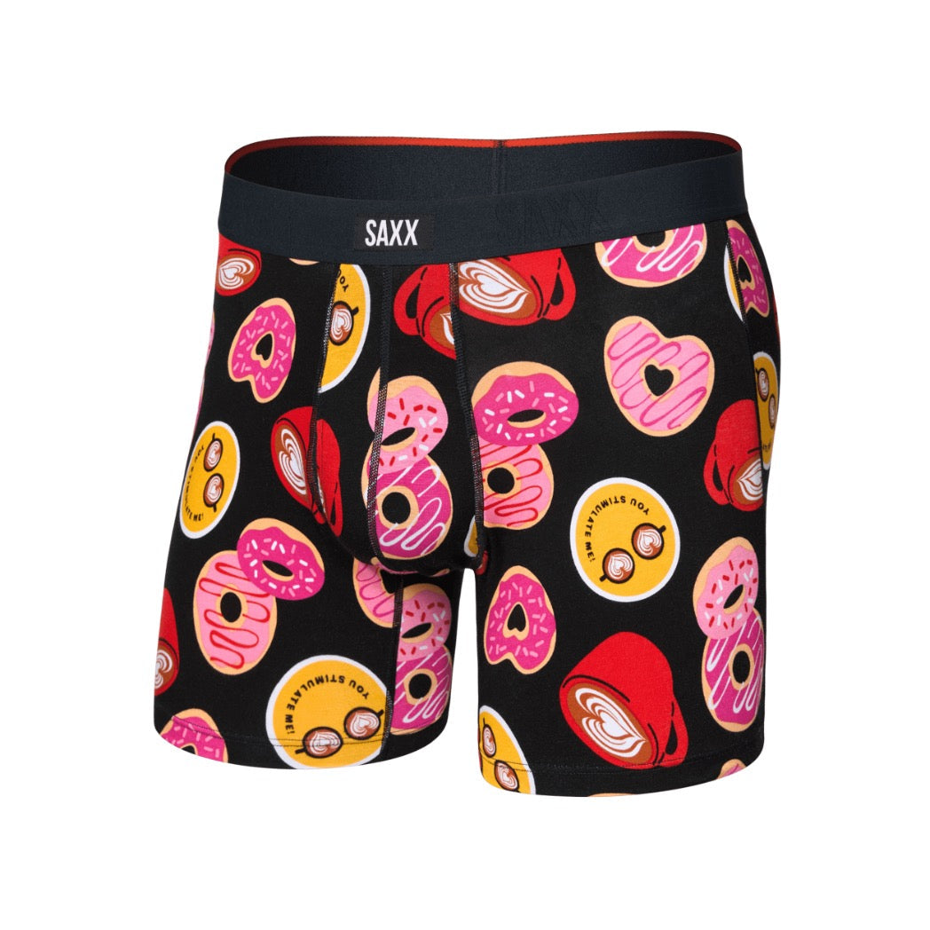 SAXX - VIBE XTRA SUPER SOFT BOXER BRIEF | Love Story Black