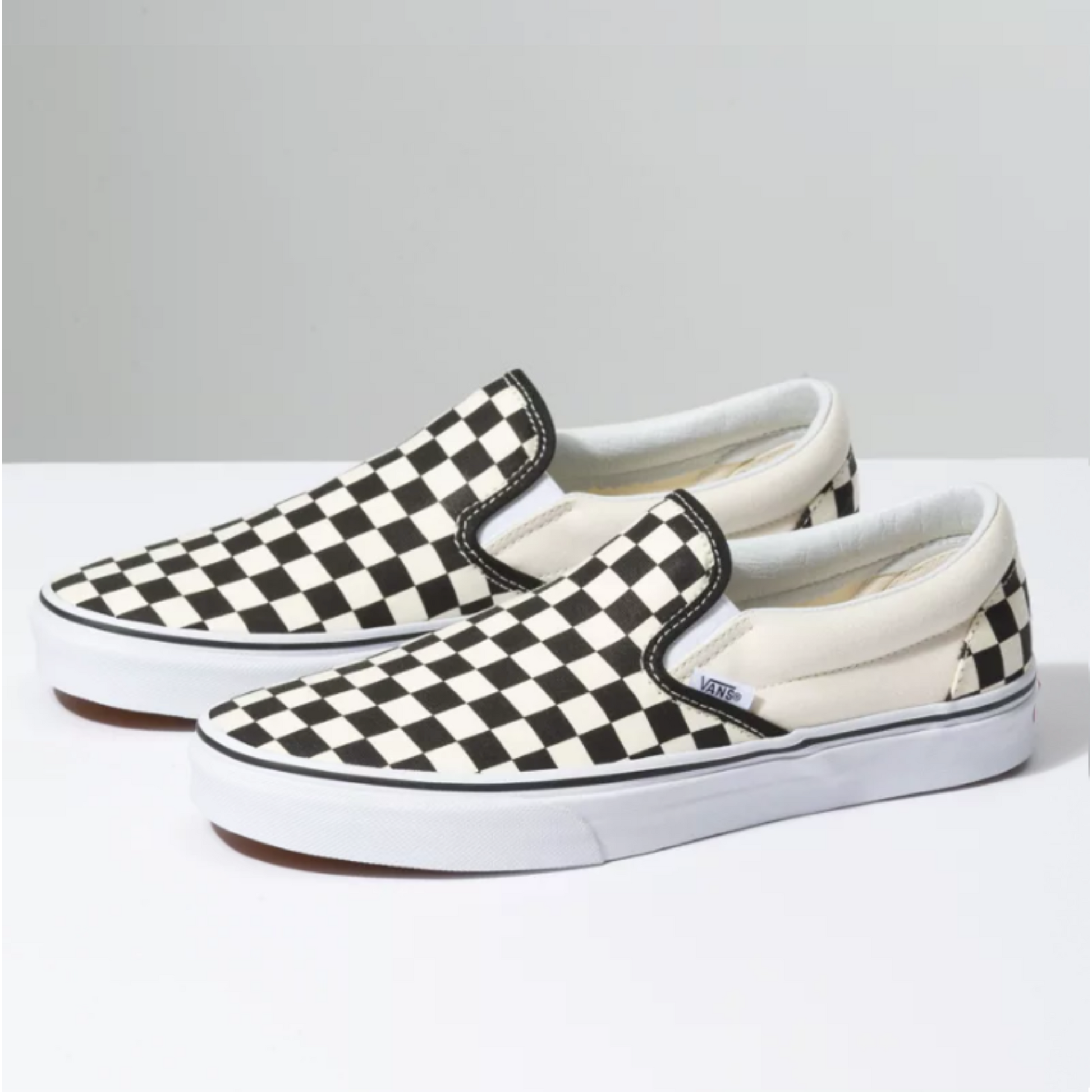 VANS - CLASSIC SLIP-ON CHECKERBOARD | BLACK/WHITE